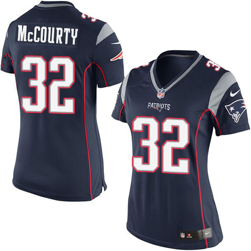 Women's Elite Devin McCourty Nike Jersey Navy Blue Home - #32 NFL New England Patriots